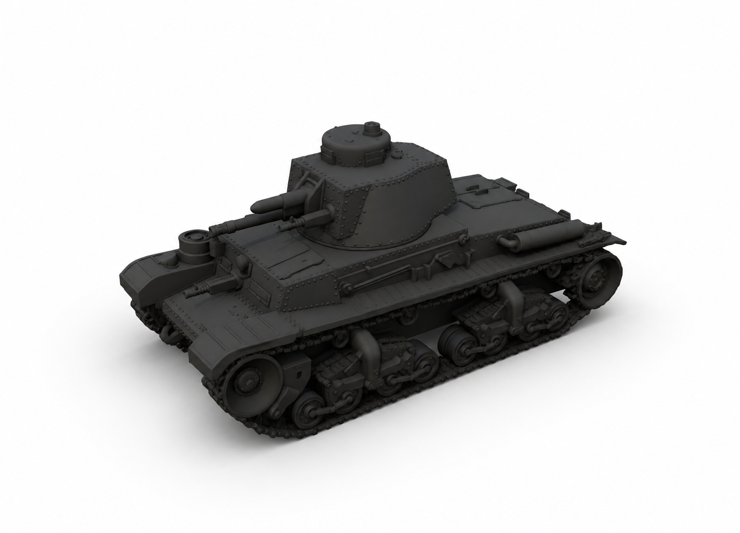 SSMODEL 1/350 Panzerkampfwagen 35(t) Resin Model Kit TSS3500175 — detail view 2