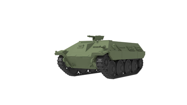 SSMODEL 1/350 Vollkettenaufklarer 38(t) Katzchen tank Resin Model Kit TSS3500188
