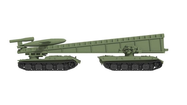 SSMODEL 1/350 V-1 auf E-100 Ausf.B German missile resin model kit TSS3500332