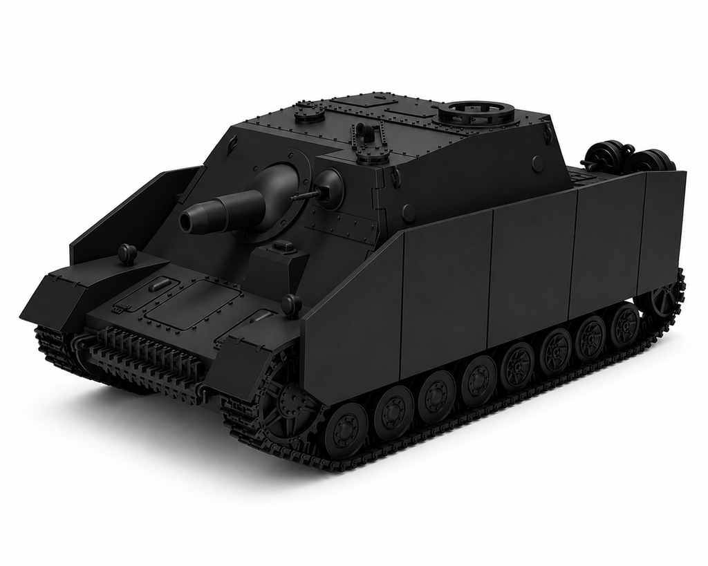 SSMODEL 1/56 Sturmpanzer IV Brummbar ZIMMERIT option Resin MODEL KIT TSS0560965