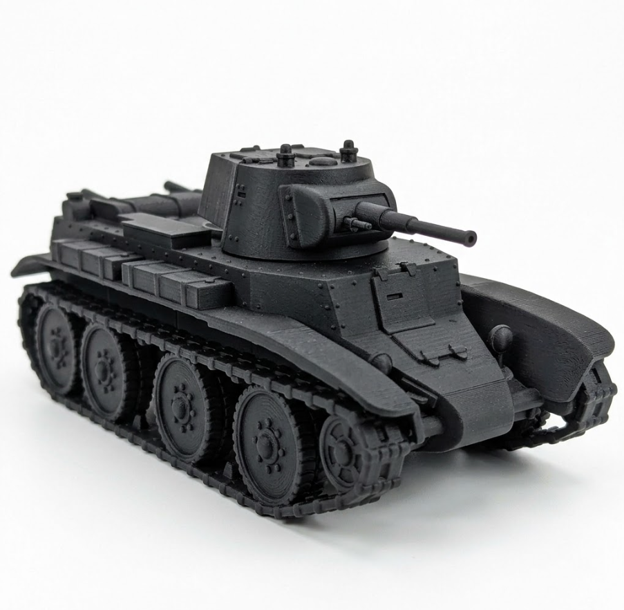 SSMODEL 1/56 WWII Soviet BT-7 Cavalry Tank Resin Model Kit TSS0561229 — detail view 2