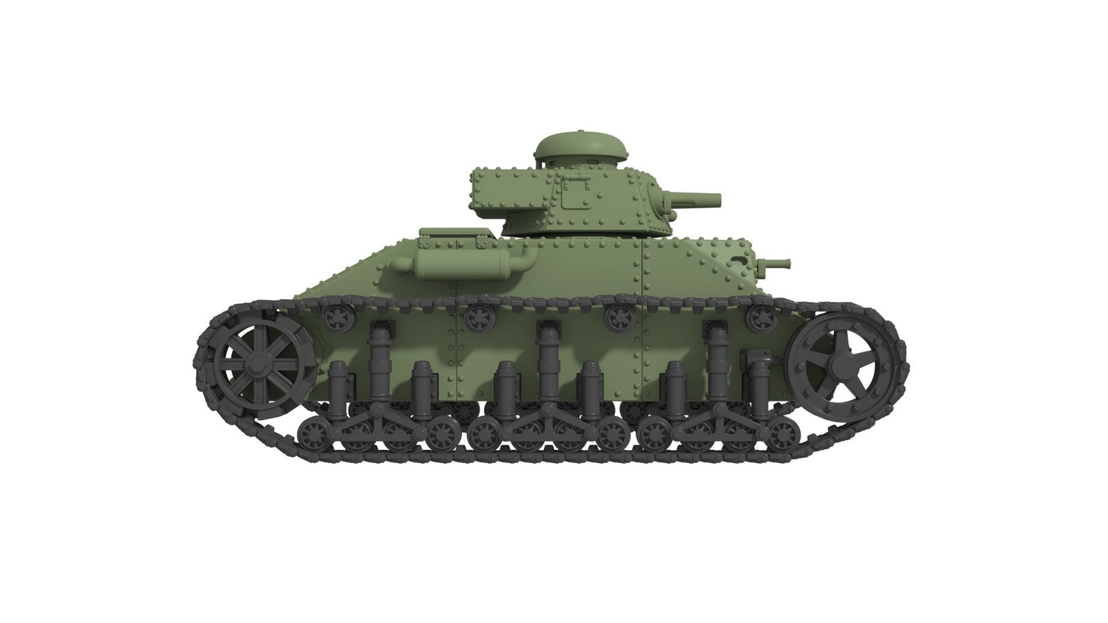 SSMODEL 1/350 T-19 Experimental Interwar Light Tank Resin MODEL KIT TSS3500006 — detail view 6