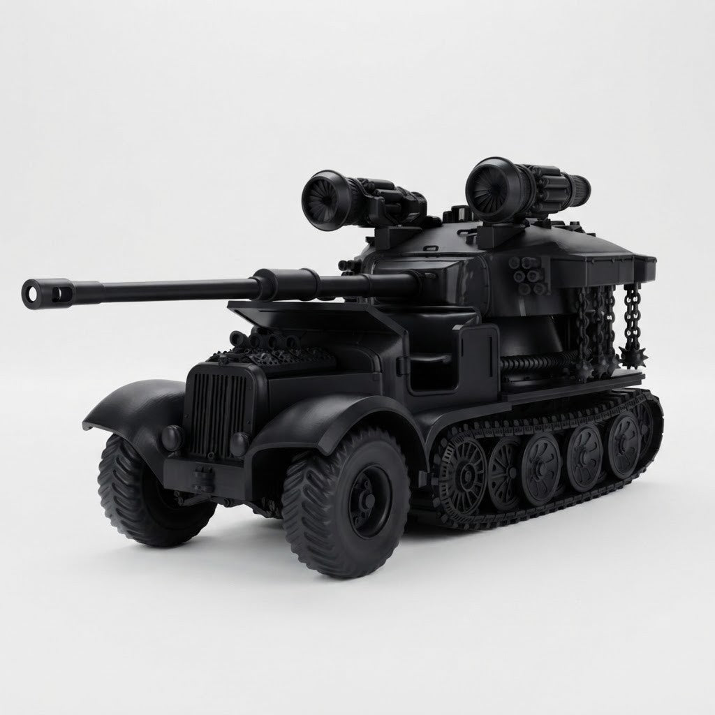 SSMODEL 1/100 Sd.Kfz.6/3 7.62cm Pak 36 Diana Sci-Fi Resin Model Kit TSS1001576 — detail view 2