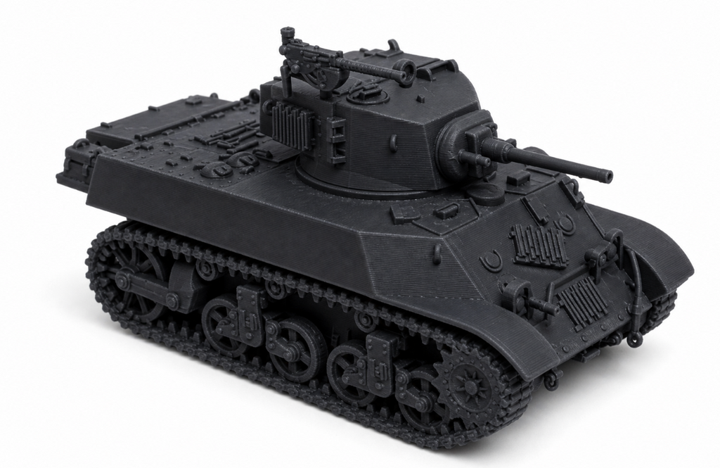SSMODEL 1/350 M3A3 US WWII Light Tank Resin MODEL KIT TSS3500201