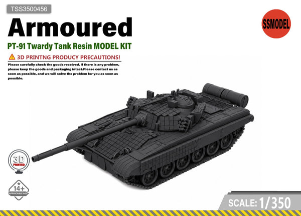 SSMODEL 1/350 PT-91 Twardy Tank Resin MODEL KIT TSS3500456