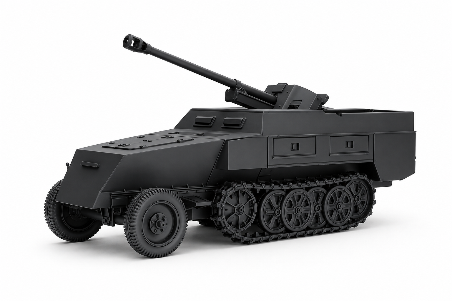 SSMODEL 1/120 Sd.Kfz.250 with 5cm PaK 38 Resin Model Kit TSS1200932 — scale model kit