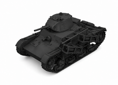 SSMODEL 1/100 PzKpfw 740r German fictional light tank Resin Model Kit TSS1200051