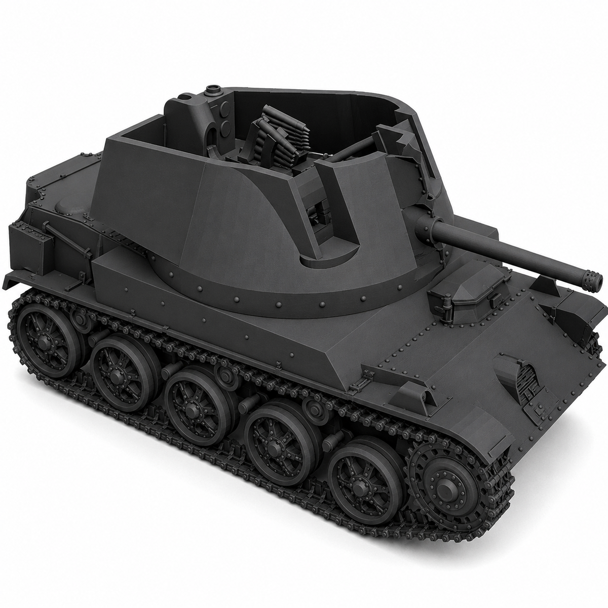 SSMODEL 1/64 40M Nimrod tank Resin Model Kit TSS0640255 — detail view 2