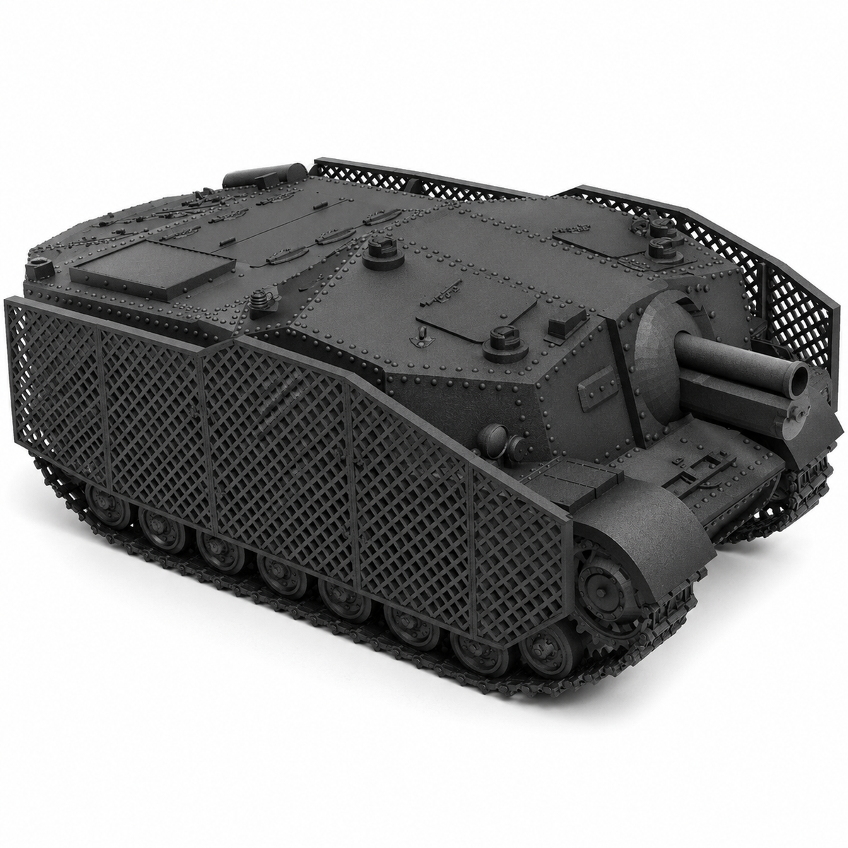 SSMODEL 1/72 43M Zrinyi II tank Resin Model Kit TSS0720190 — detail view 2