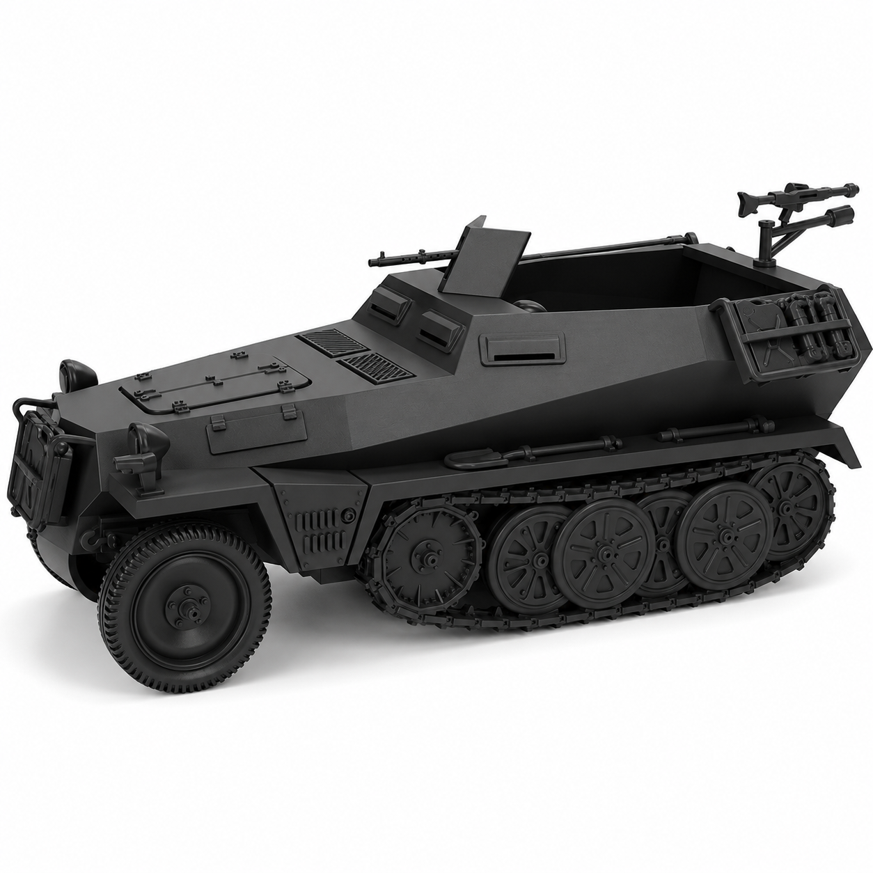 SSMODEL 1/120 Sd.Kfz.250/1 Schützenpanzerwagen Resin MODEL KIT TSS1200933 — scale model kit