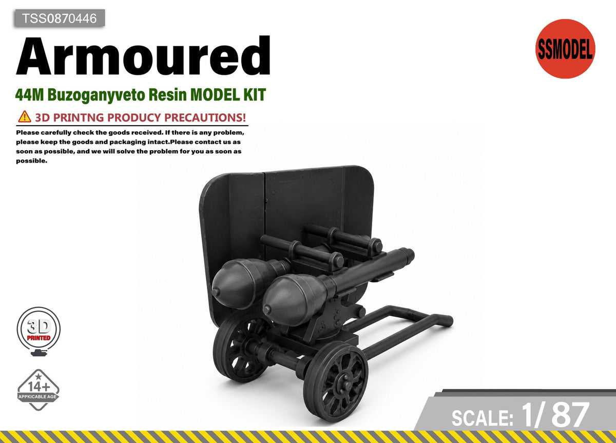 SSMODEL 1/87 44M Buzoganyveto Resin MODEL KIT TSS0870446