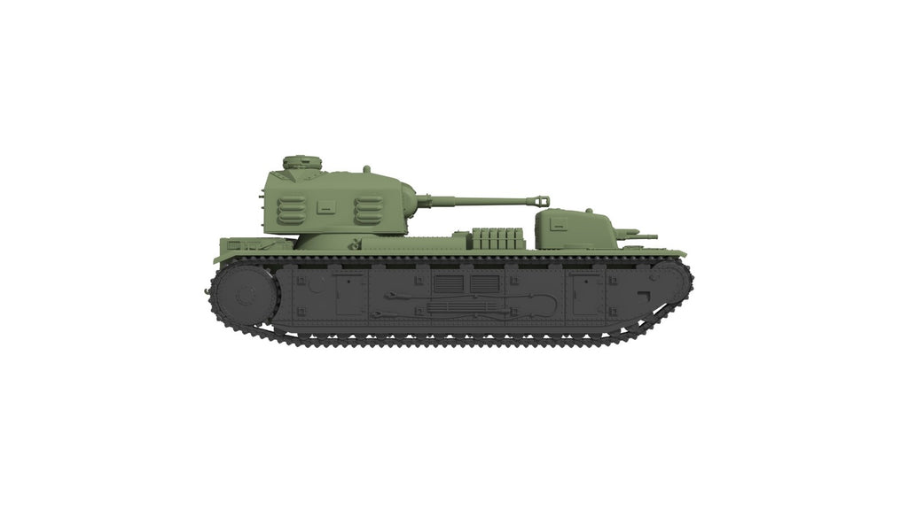SSMODEL 1/350 Pz.Kpfw.F2 750(f)German supergeavy tank resin model kit TSS3500477