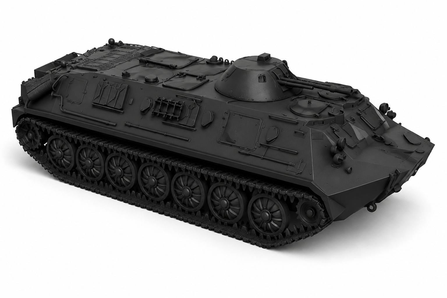 SSMODEL 1/350 BTR-56PB Soviet Cold War APC Tank Resin Model Kit TSS3500471 — detail view 2
