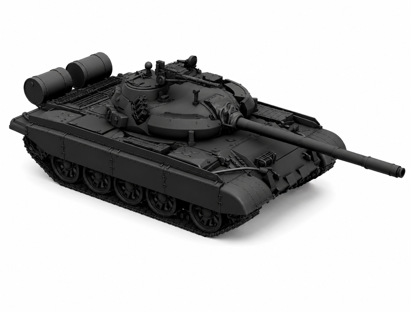 SSMODEL 1/700 T-55AM Merida polished tank resin model kit TSS7000388 — detail view 2