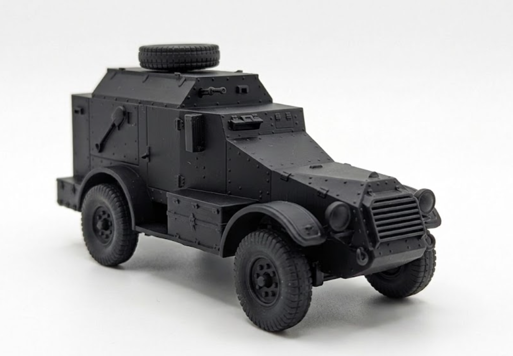 SSMODEL 1/100 WWII French 179 Armored Car Resin Model Kit TSS1001220 — detail view 2