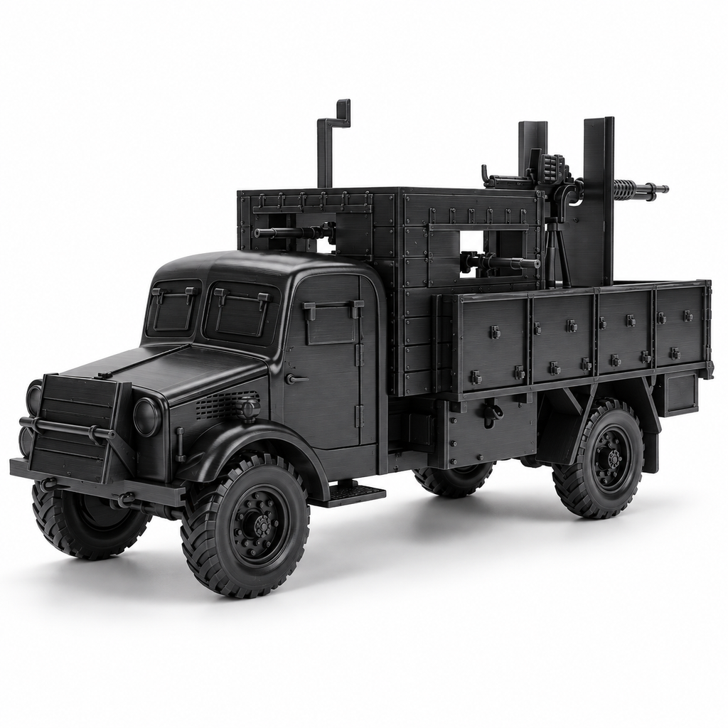 SSMODEL 1/32 1/35 1/48 1/64 Armadillo Mk.III SPG Ad-hoc Resin Model Kit TSS1210