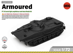 SSMODEL 1/72 PT-76 Soviet light amphibious tank Resin Model Kit TSS0720294