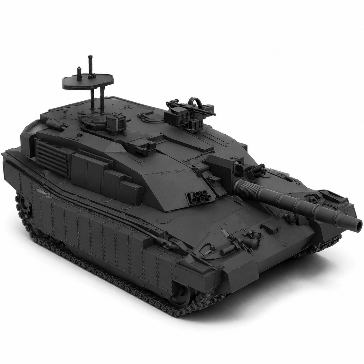 SSMODEL 1/200 Challenger 2 TES British modern MBT Resin Model Kit TSS2000455 — detail view 2