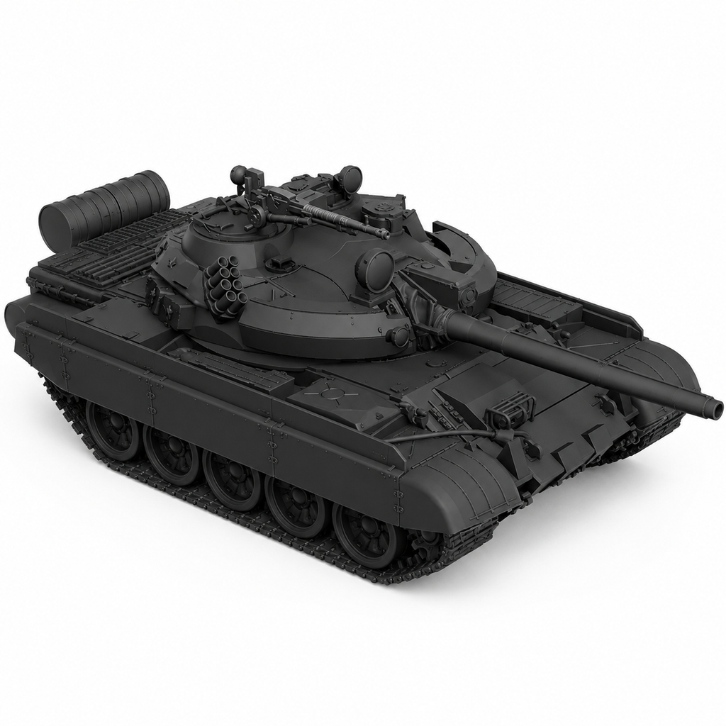 SSMODEL 1/350 T-55AM Soviet tank Resin Model Kit TSS3500296