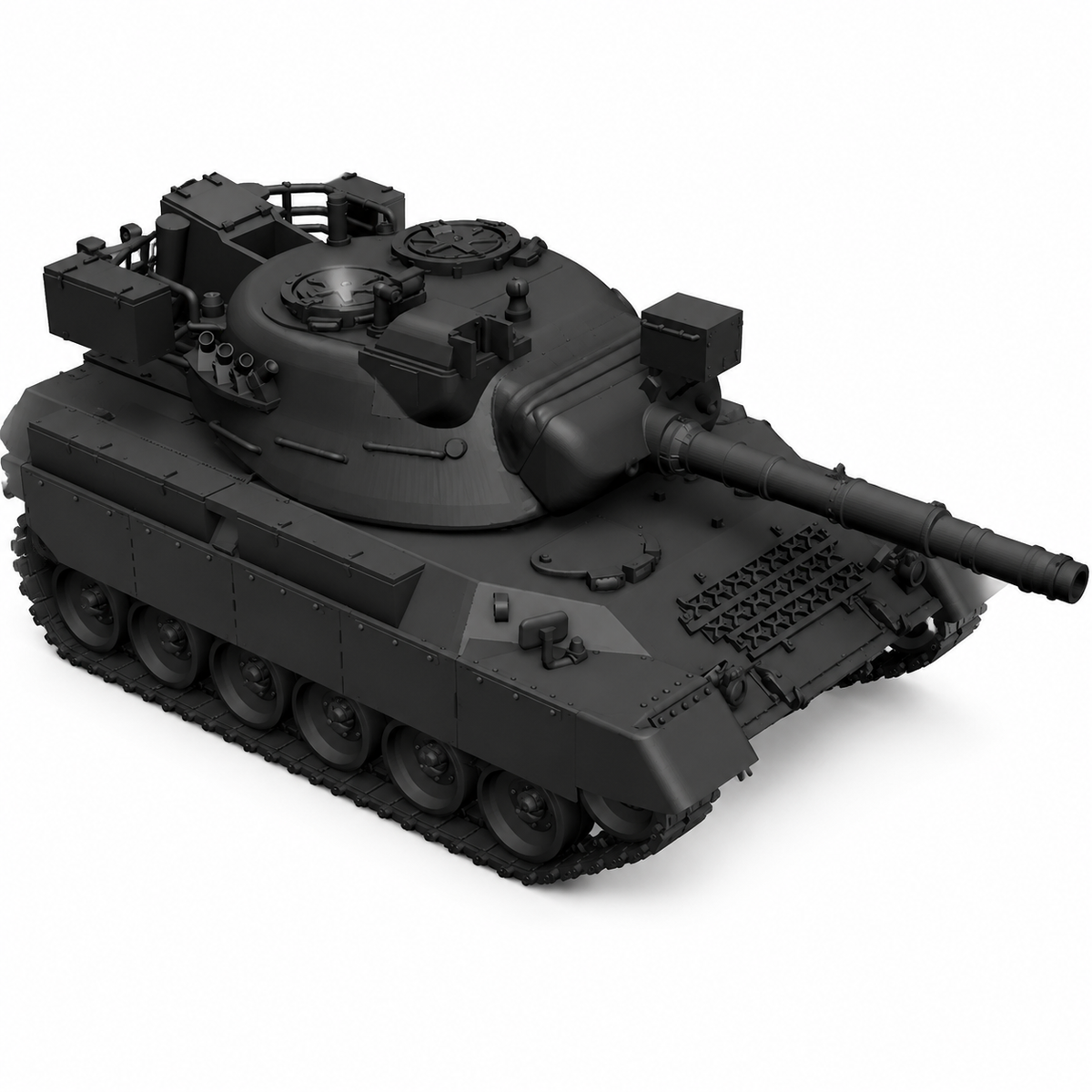 SSMODEL 1/144 Leopard 1A5 BE Belgian coldwar MBT Resin Model Kit TSS1440539 — detail view 2