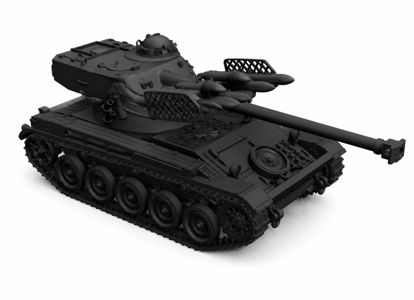 SSMODEL 1/350 AMX-13 French Coldwar Light Tank Resin Model Kit TSS3500373