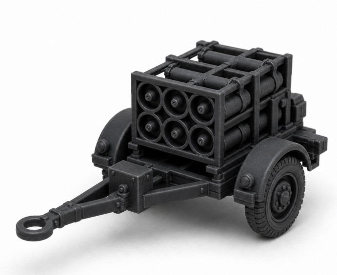SSMODEL 1/700 28/32cm Nebelwerfer 41German rocket artillery Model Kit TSS7000176 — detail view 2
