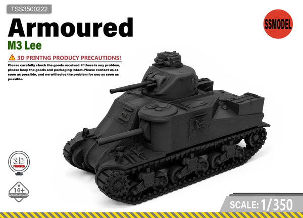SSMODEL 1/350 M3 Lee Medium Tank Resin MODEL KIT TSS3500222