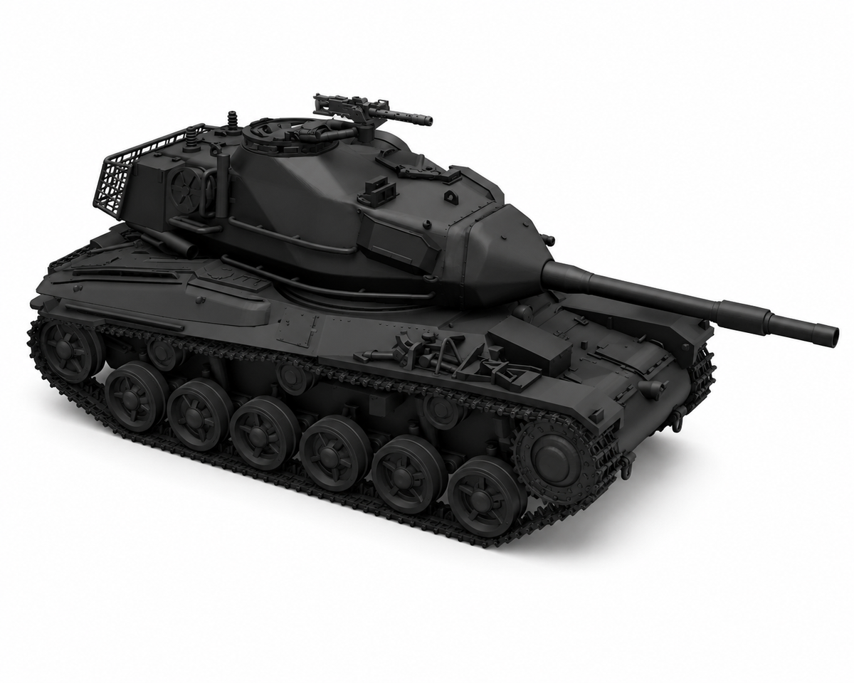 SSMODEL 1/144 Strv 74 Medium AFV Armored Vehicle Mini Scale Model Kit TSS1440385