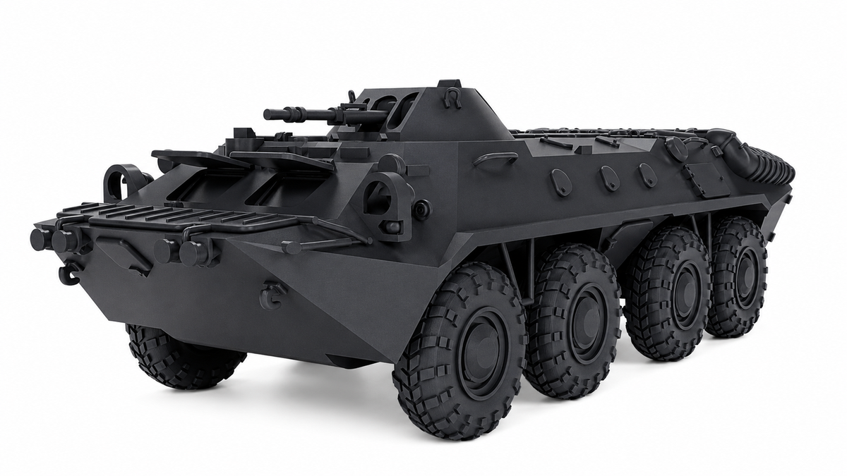 SSMODEL 1/56 BTR-70 (USSR, Cold War) Tank Resin MODEL KIT TSS0560648 — detail view 2