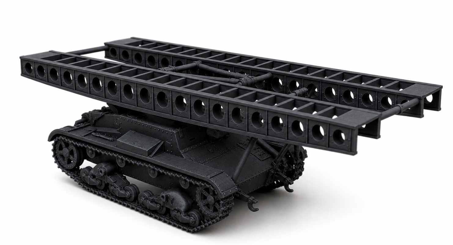 SSMODEL 1/700 ST-26 soviet bridgelayer Resin Model Kit TSS7000067 — detail view 2