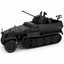 SSMODEL 1/200 Sd.Kfz.251/17 Ausf.C with 2cm Flak 38 Resin MODEL KIT TSS2001526