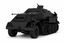 SSMODEL 1/200 Half-track Sd.Kfz.8 DB10 Gepanzerte 12t Resin MODEL KIT TSS2000945