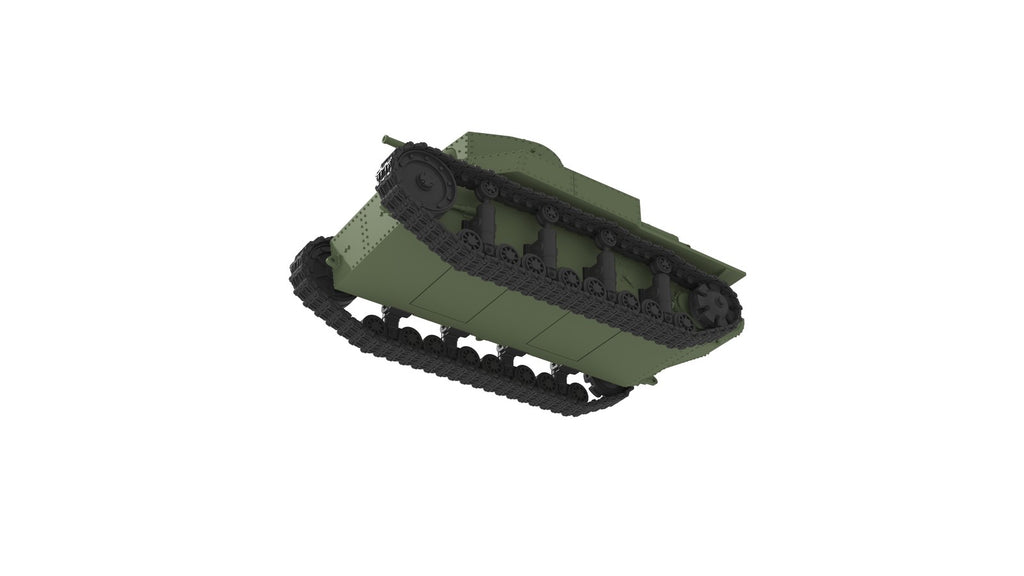 SSMODEL 1/700 T-24 Soviet Interwar Medium Tank Resin MODEL KIT TSS7000007