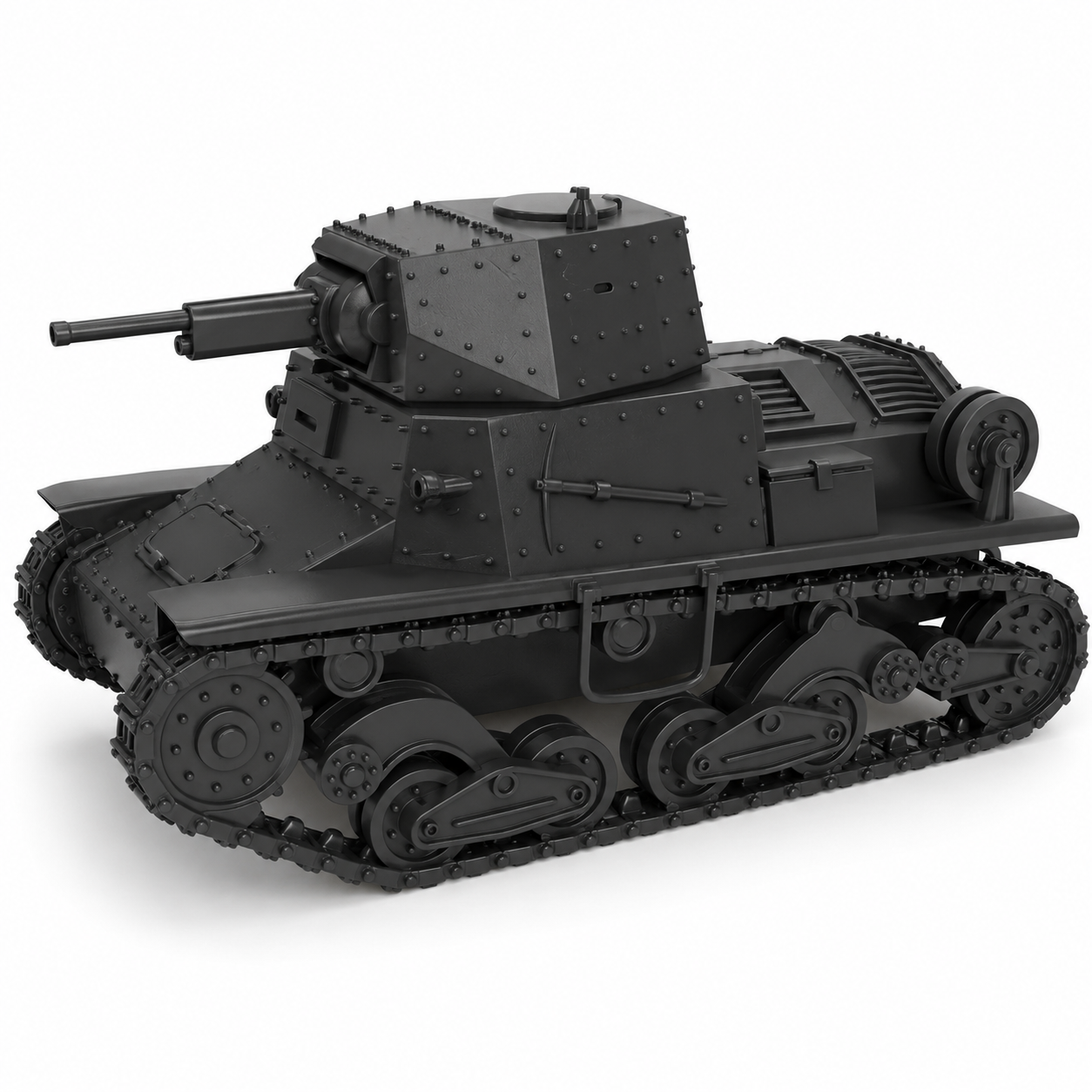 SSMODEL 1/200 Carro Portamunizioni L40 Tank Resin MODEL KIT TSS2000788 — scale model kit
