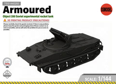 SSMODEL 1/144 Object 280 Soviet experimental rocket tank Model Kit TSS1440293