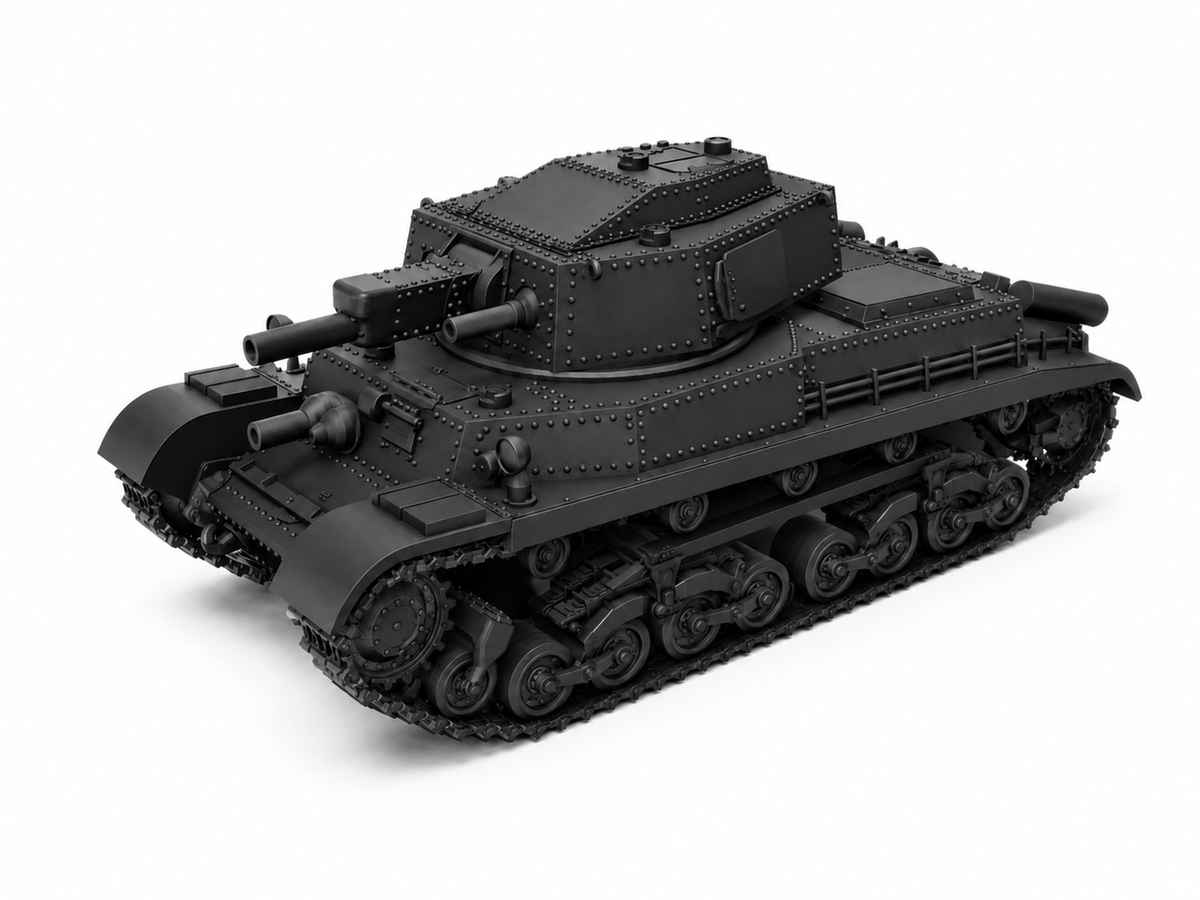SSMODEL 1/76 41M Turan II tank Resin Model Kit TSS0760194 — detail view 2
