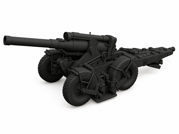 SSMODEL 1/350 203mm B-4M Howitzer Resin Model Kit TSS3500295