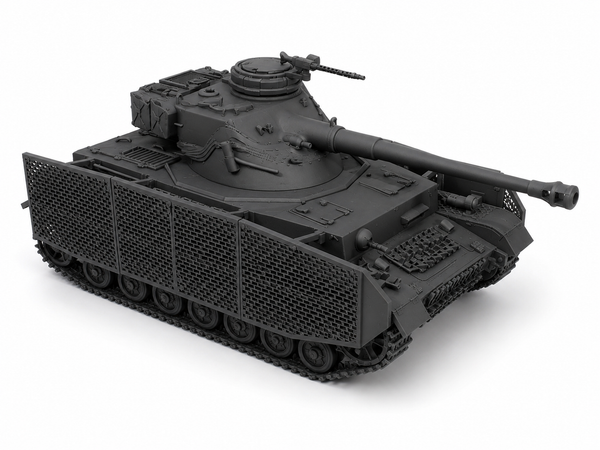 SSMODEL 1/350 Pz.Kpfw. IV Ausf.J mit Wiegenturm Resin Model Kit TSS3500321