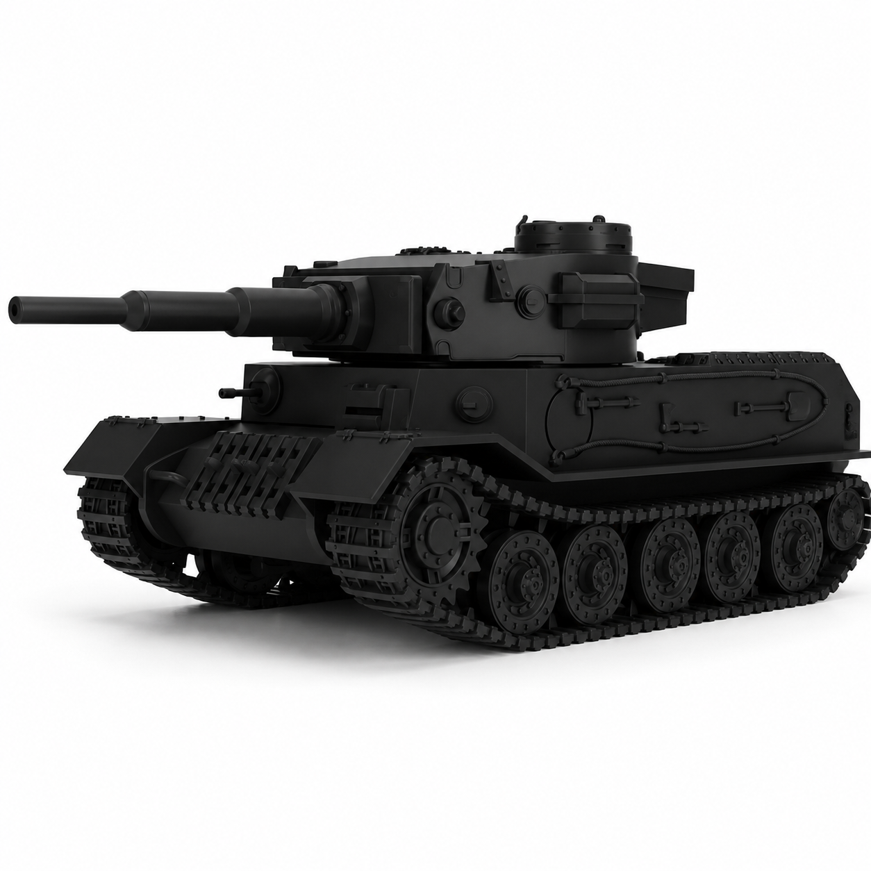 SSMODEL 1/200 Tiger I VK 45.01 Tank Resin MODEL KIT TSS2000984 — scale model kit