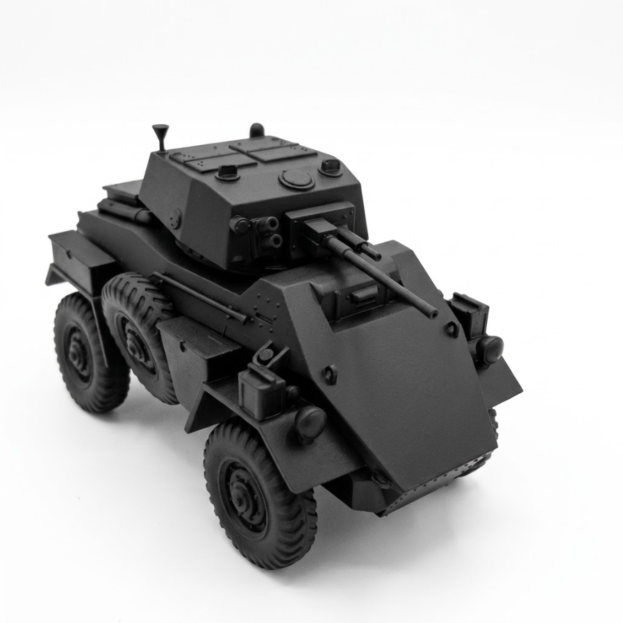 SSMODEL 1/100 WWII British Armored Car Mk.IV Resin Model Kit TSS1001255 — detail view 2