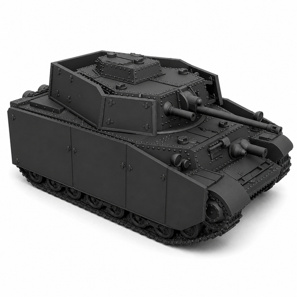 SSMODEL 1/700 40M Turan tank Resin Model Kit TSS7000195