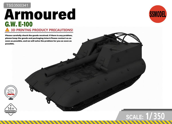 SSMODEL 1/350 G.W. E-100 Tank Resin Model Kit TSS3500341
