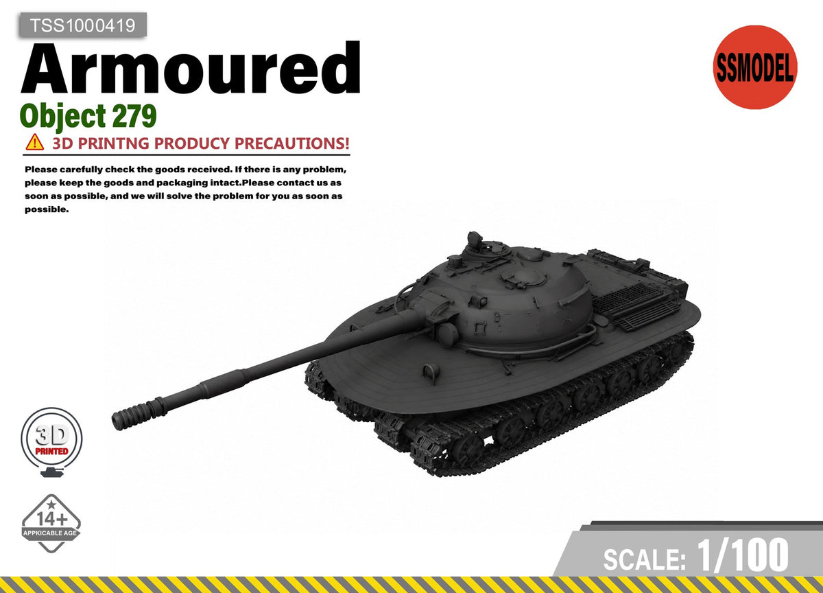 SSMODEL 1/100 Object 279 tank Resin Model Kit TSS1000419