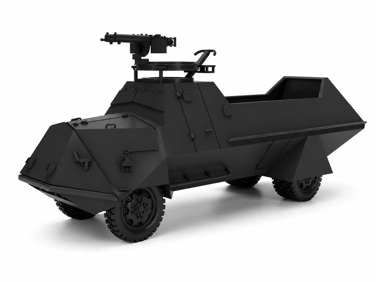 SSMODEL 1/200 Tgbil m/42D SKP Terrangbil m/42D SKP Resin MODEL KIT TSS2000983 — scale model kit
