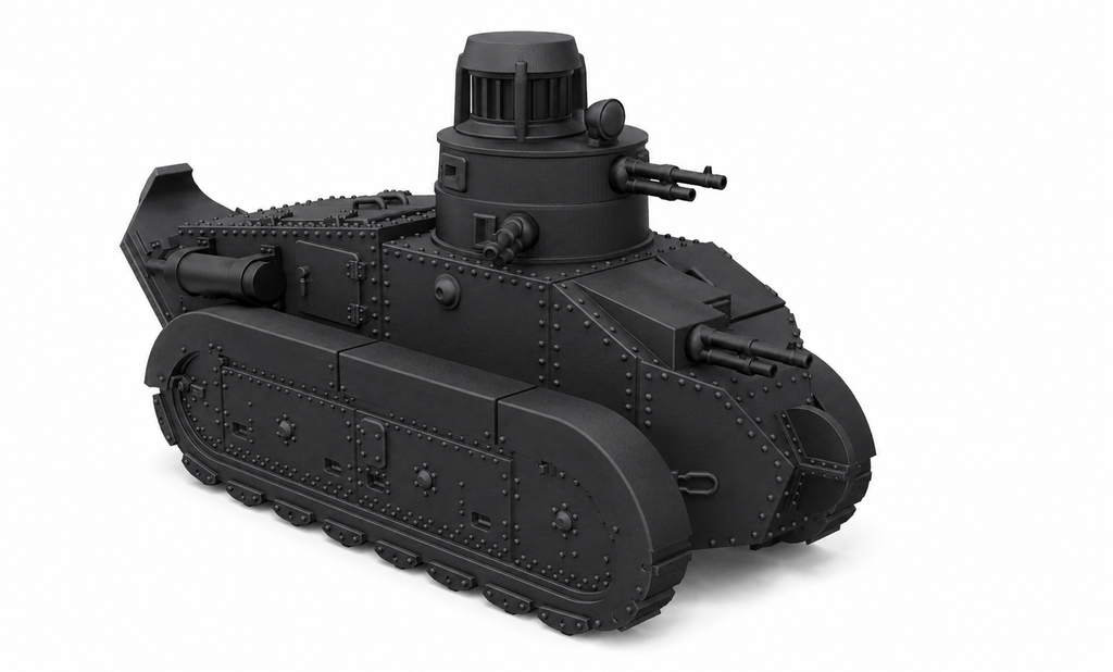 SSMODEL 1/32 1/35 1/48 1/64 Modelo Trubia Serie A Tank  MODEL KIT TSS0623