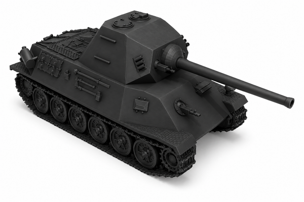 SSMODEL 1/700 Škoda T-25 Tank Resin Model Kit TSS7000565