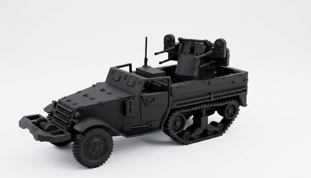 SSMODEL 1/32 1/35 1/48 1/64 M17 MGMC WW2 end-Lease Resin Model Kit TSS0877 — detail view 2