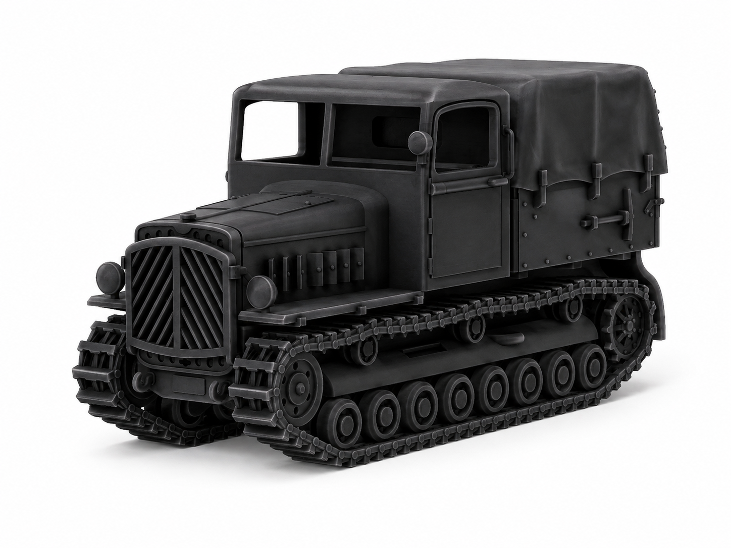 SSMODEL 1/56 Artillery Tractor Praga T-6 Resin MODEL KIT TSS0561465 — scale model kit