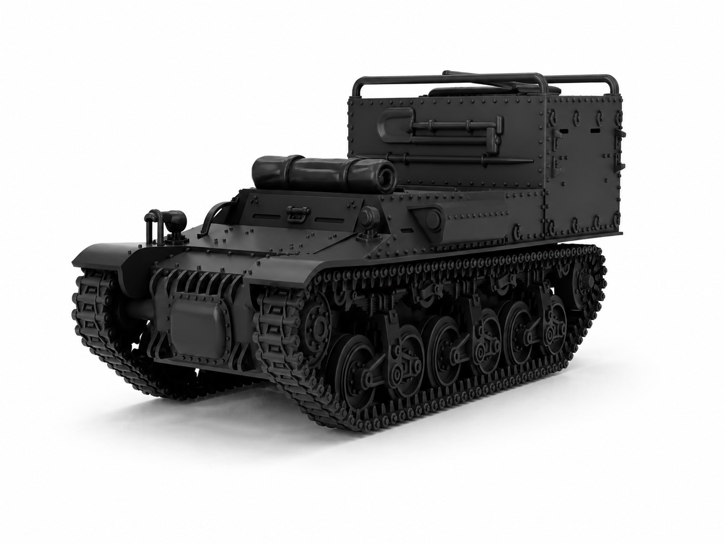SSMODEL 1/200 Beobachtungspanzer Lorraine Schlepper Resin MODEL KIT TSS2001411 — scale model kit