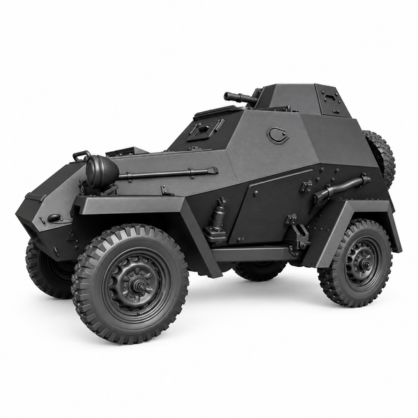SSMODEL1/32 1/35 1/48 1/64 WWII BA-64B Armored Scout Car Resin Model Kit TSS1225